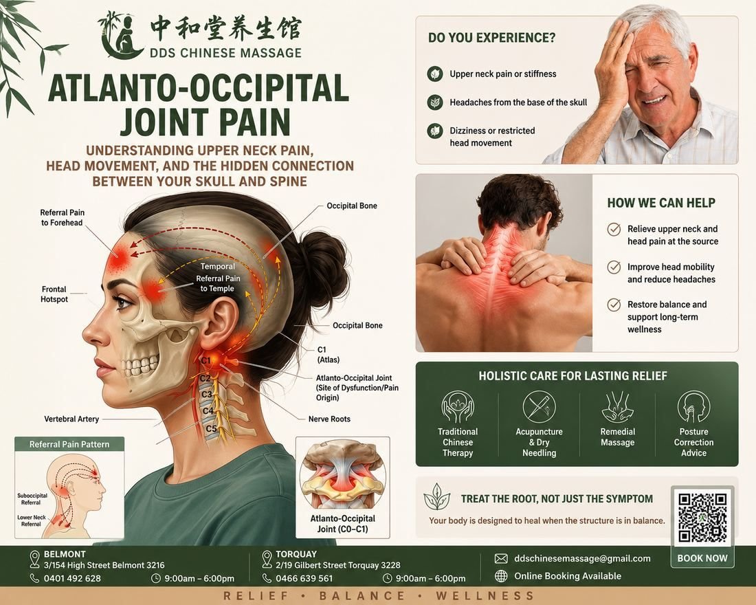 Stomach and Spleen meridian pathway chart