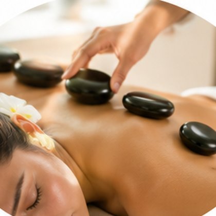 Hot stone relaxation massage